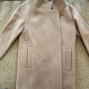Reiss Cream Pea Coat for Women